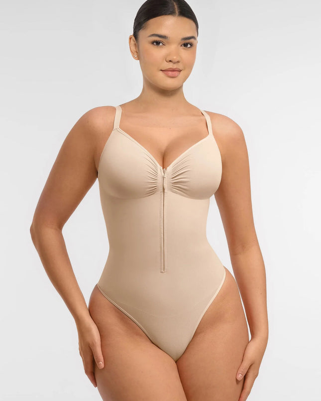 Novelia™ Bezšvové Tvarujúce Body so Zipsom