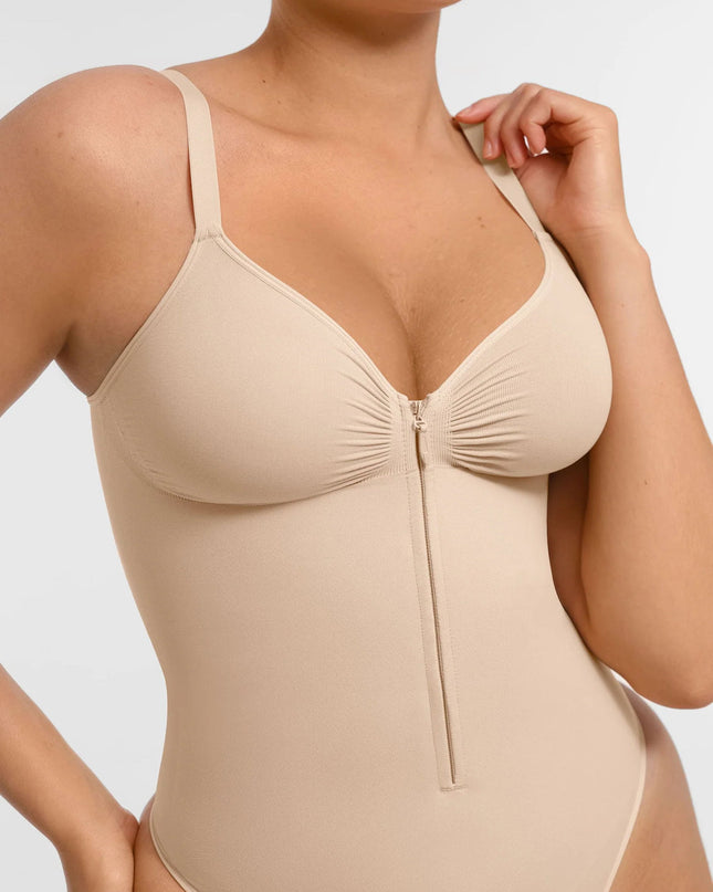 Novelia™ Bezšvové Tvarujúce Body so Zipsom